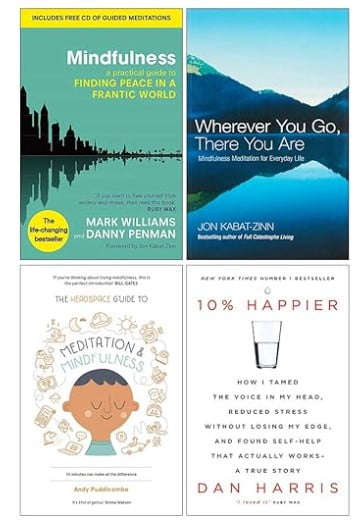 4 Minfulness Books Collection Set Paperback